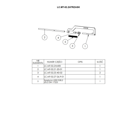 Części do Ładowacza czołowego Metal-Technik Tytan MT-02